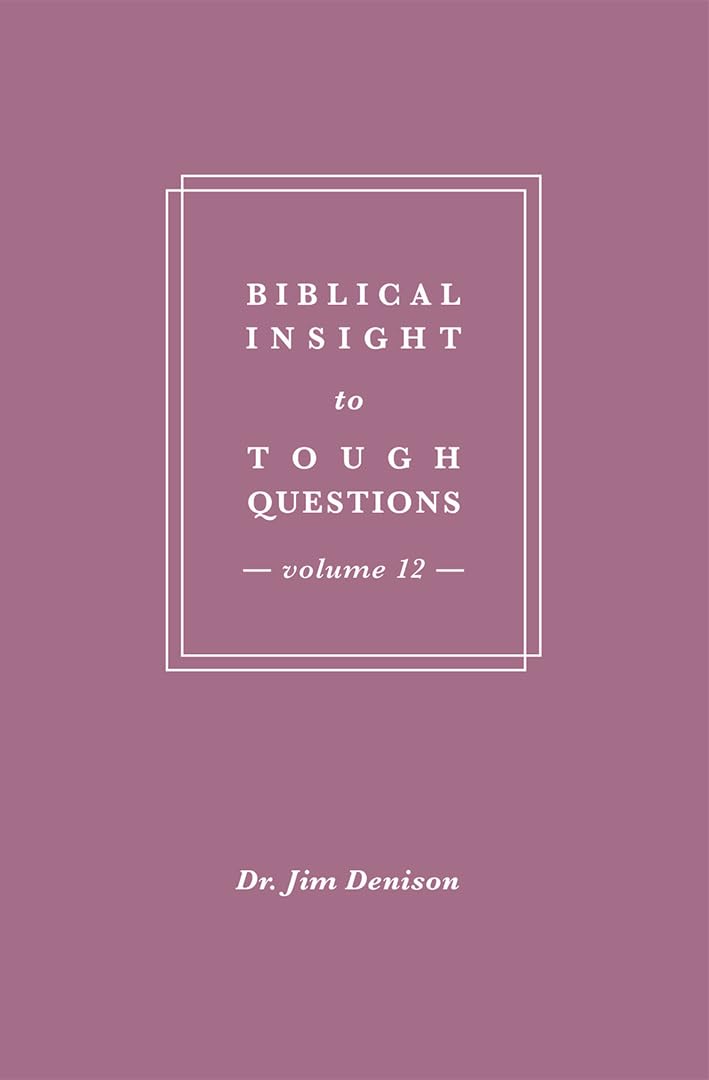 Biblical Insight to Tough Questions: Volume 12