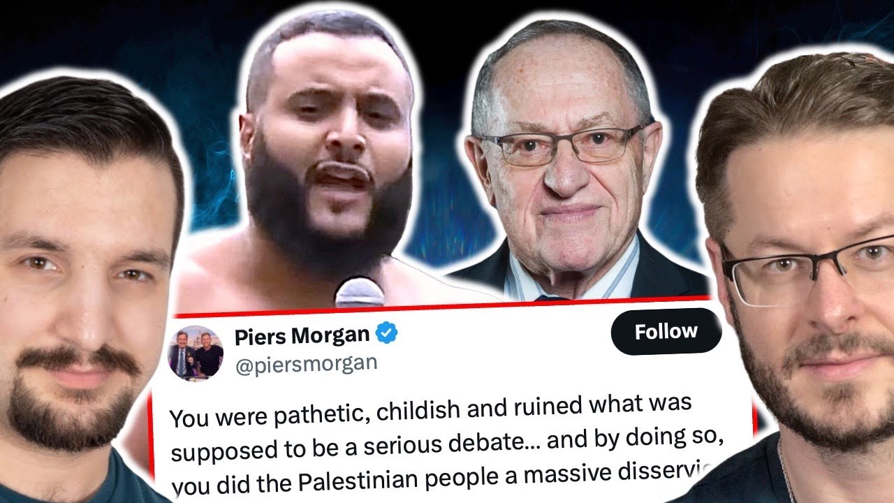 Piers Morgan Calls Mohammed Hijab "Pathetic" and "Childish" after Debate with Alan Dershowitz!