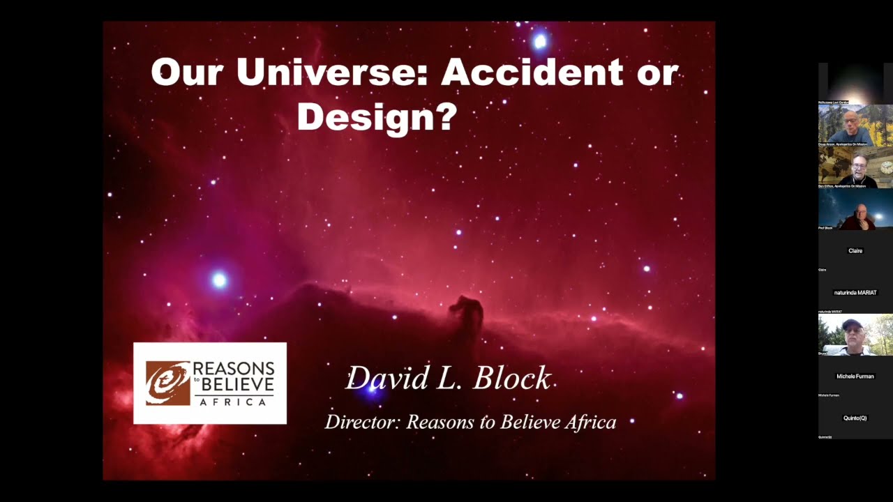 AOMTalk Episode 2: Our Universe - Accident or Design?, Dr. David Block